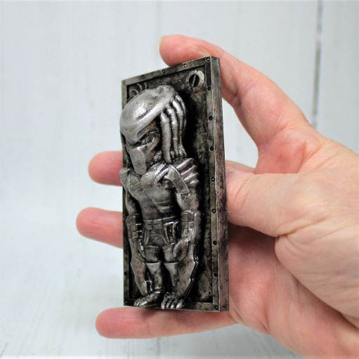 Predator WARRIOR STEEL Finish Available as FRIDGE MAGNET or ON STAND